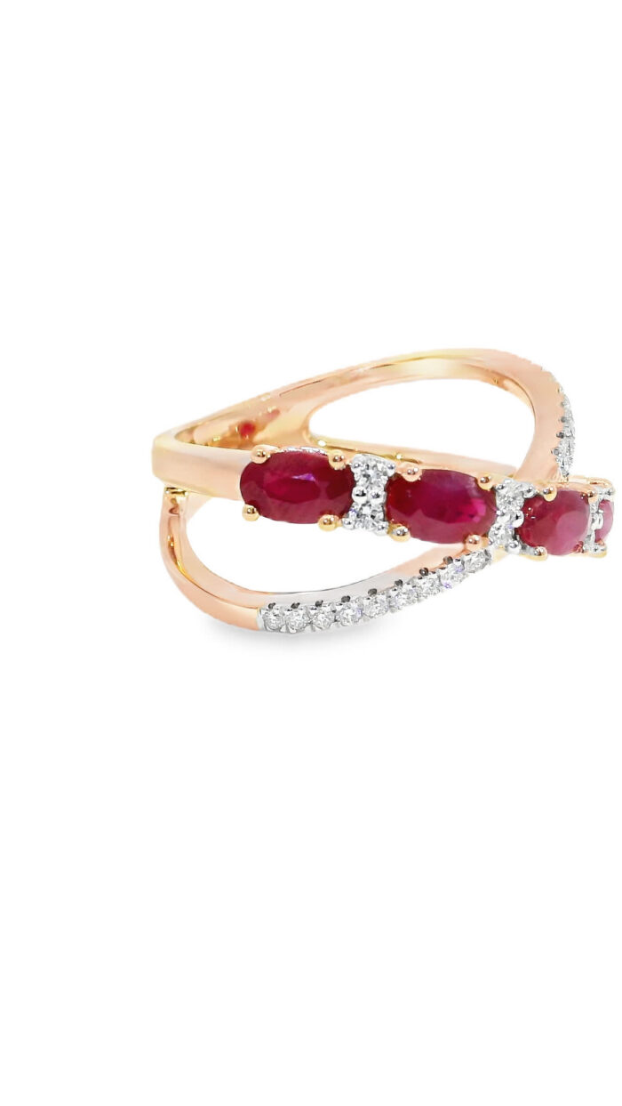 1,7ct Rubiin- ja briljantsõrmus — изображение 2